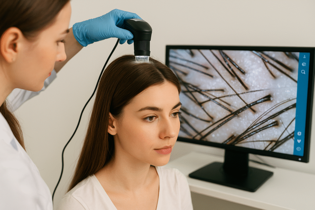 Haardichtemessung