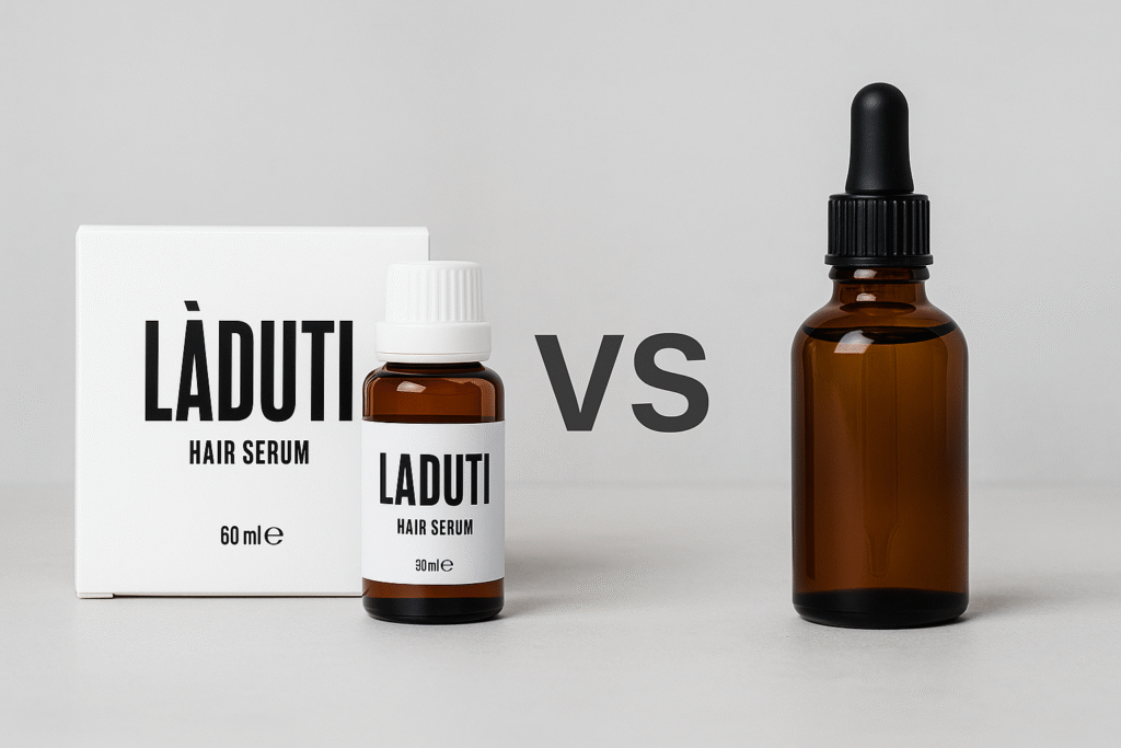 Laduti Hair Serum vs. Scandinavian Biolabs