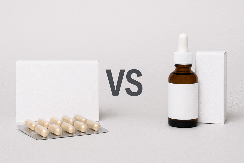 Priorin Kapseln vs. Laduti Hair Serum