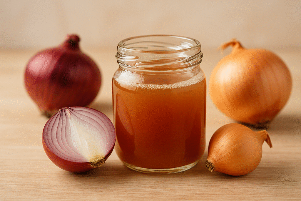 Zwiebel Saft Haarwachstum