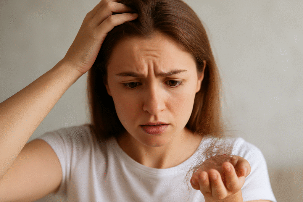 normaler Haarverlust